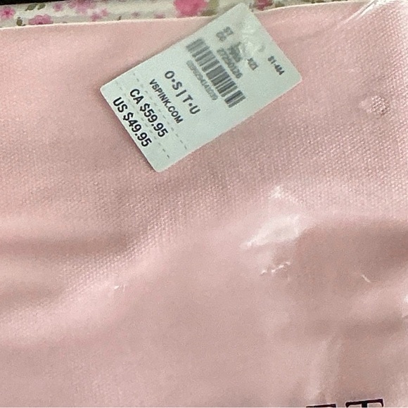 Victoria's Secret Pink Floral Tote Bag - Picture 6 of 8